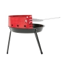 Portable Round Charcoal Barbecue Grill Ø36cm for Camping On Sale