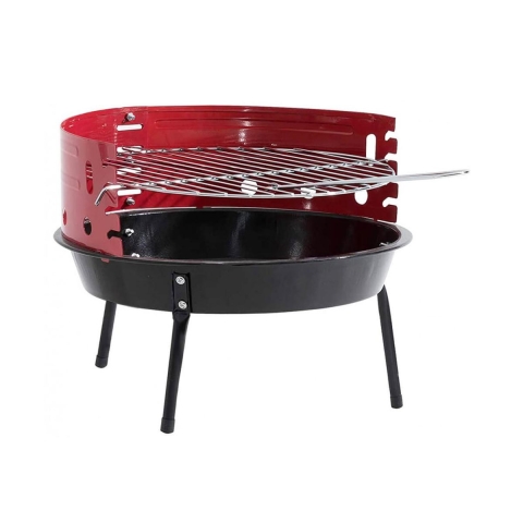 Portable Round Charcoal Barbecue Grill Ø36cm for Camping Promotion