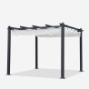Square gazebo 3x3 meters in aluminum for garden bar hotel restaurant Firenze Sale