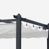 Square gazebo 3x3 meters in aluminum for garden bar hotel restaurant Firenze Catalog