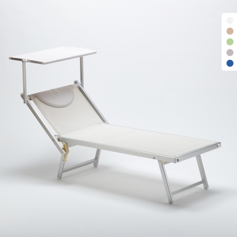 Professional aluminum beach sun lounger Italy Promotion