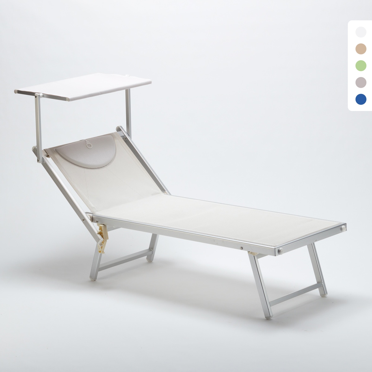 Professional aluminum beach sun lounger Italy Promotion