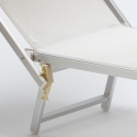 Professional aluminum beach sun lounger Italy 