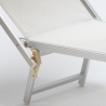 Professional aluminum beach sun lounger Italy 