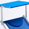 Set Of 20 Italia Professional Sun Loungers With Built-in Headrest And Sunshade 