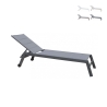 Formentera Aluminum Garden Lounger with Wheels Promotion