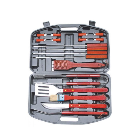 18-Piece BBQ Tool Set with Wooden Handles Promotion