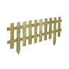 Pine Wood English-Style Fence 110x28/45 cm On Sale