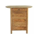 Farran Wooden Nightstand with Door and Drawer Sale