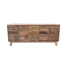 Reclaimed Pine Wood Sideboard with 4 Drawers, Heron Offers