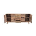 Reclaimed Pine Wood Sideboard with 4 Drawers, Heron Sale