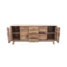 Reclaimed Pine Wood Sideboard with 4 Drawers, Heron Sale