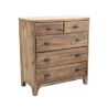 Farley 5-Drawer Natural Wood Dresser for Bedroom Promotion