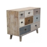 Shabby Chic Colorful Wooden Dresser with 8 Drawers, Donald On Sale