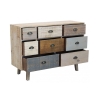 Shabby Chic Colorful Wooden Dresser with 8 Drawers, Donald Offers