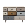 Shabby Chic Colorful Wooden Dresser with 8 Drawers, Donald Catalog