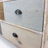 Shabby Chic Colorful Wooden Dresser with 8 Drawers, Donald Choice Of