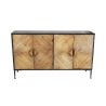 Derek Industrial Style Wood and Metal Sideboard Offers