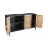 Derek Industrial Style Wood and Metal Sideboard On Sale