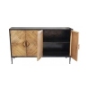 Derek Industrial Style Wood and Metal Sideboard Discounts
