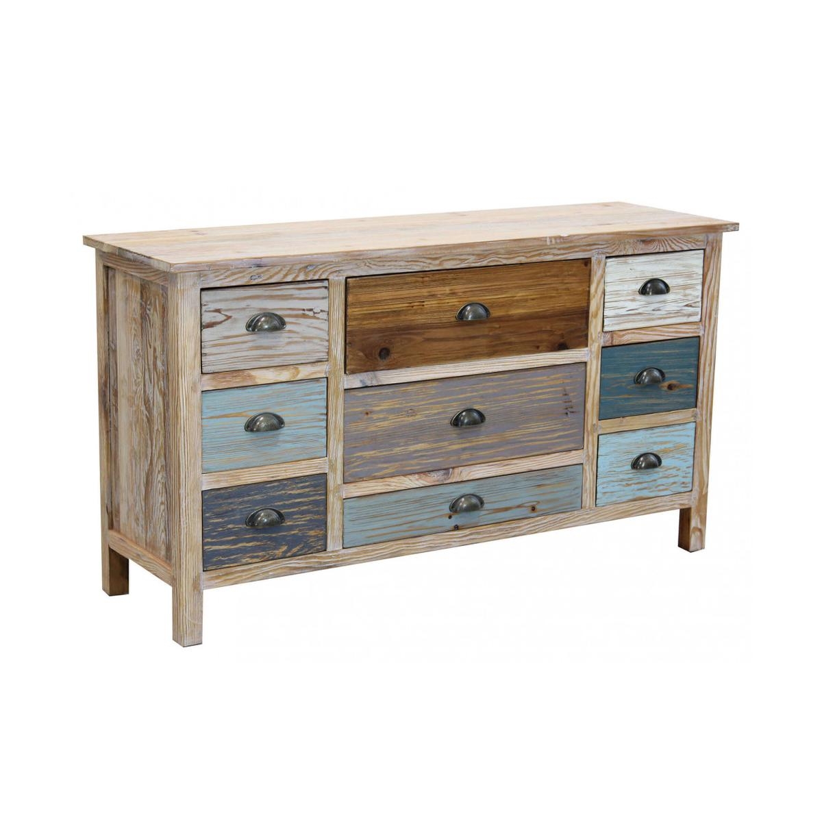 Shabby Chic Wooden Mobile Drawer Unit Denny