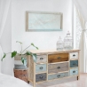Shabby Chic Wooden Mobile Drawer Unit Denny Bulk Discounts