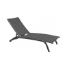 Itaca Stackable Aluminum Garden Lounger with Wheels Catalog