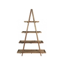 Callie Living Room Bookshelf with 4 Pine Wood Shelves On Sale