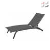 Itaca Stackable Aluminum Garden Lounger with Wheels Discounts