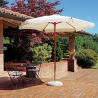 Fantasy Wooden Outdoor Garden Umbrella, Round Ø2.5m, Central Pole On Sale