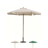 Fantasy Wooden Outdoor Garden Umbrella, Round Ø2.5m, Central Pole Promotion