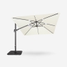 Garden Cantilever Parasol with Fully Adjustable Shade Square 3x3 Canopy Vienna Choice Of