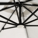 Cantilever Garden Parasol with Built In Solar Led Square 3x3m anti uv Paradise Choice Of