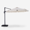 Boracay Offset Cantilever Patio Umbrella 3x3m with Side Pole 