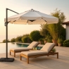 Boracay Offset Cantilever Patio Umbrella 3x3m with Side Pole Sale