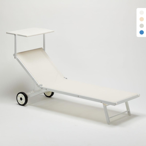 Alabama Beach & Patio Sun Lounger With Built-in Wheels Promotion