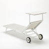 Set Of 20 Alabama Beach & Patio Sun Lounger With Built-in Wheels 