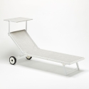 Set Of 20 Alabama Beach & Patio Sun Lounger With Built-in Wheels 
