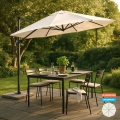 Paradise 3 m Octagonal Cantilever Garden Parasol with Base Included Promotion
