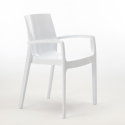 Stock 22 Stackable Chairs with Armrests in Polypropylene Cream Grand Soleil Discounts