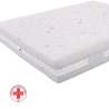 King-Size Double Mattress with 26 cm Multilayered Memory Foam 180x200 Wave Characteristics