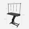 Hydraulic Adjustable Dog Grooming Table 110 cm Griffon 