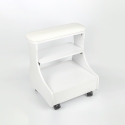 Pedicure Footrest with Cushion, Drawer, and 4 Wheels Kaekoon Measures