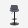 Nox Quilted Velvet Adjustable Swivel Bar Stool with Footrest for Kitchen Catalog