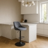 Nox Quilted Velvet Adjustable Swivel Bar Stool with Footrest for Kitchen Price