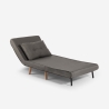 Miriam Folding Fabric Chair Bed with Wooden Legs Sale