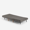 Miriam Folding Fabric Chair Bed with Wooden Legs Catalog