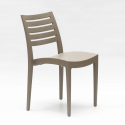 Set Of 24 Design Polypropylene Chairs for Restaurants Bars Firenze Model