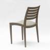 Set Of 24 Design Polypropylene Chairs for Restaurants Bars Firenze Characteristics