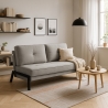 Modern Design 2-Seater Sofa Bed Fabric Living Room Bellamy On Sale